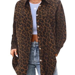 Leopard Print Denim Jacket
