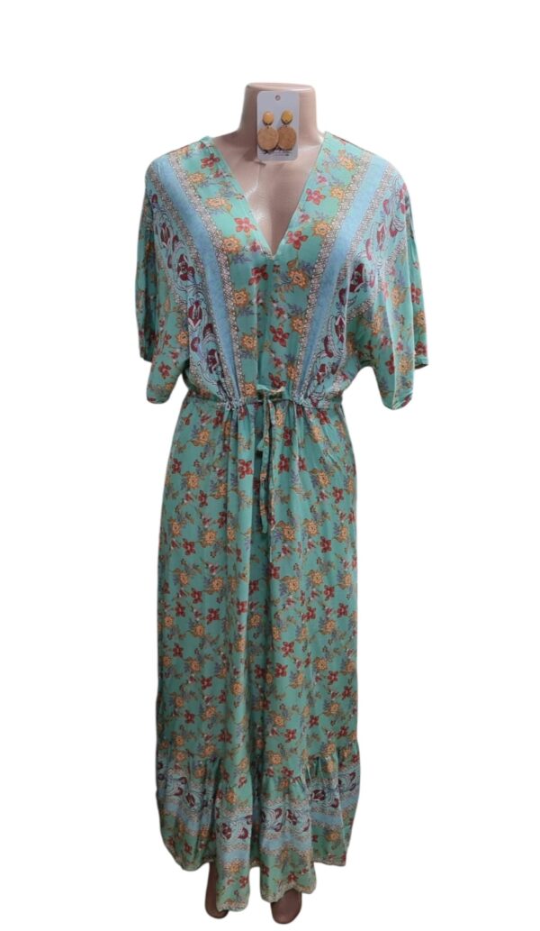 Long Teal Dress