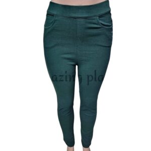 Green Stretch Pants