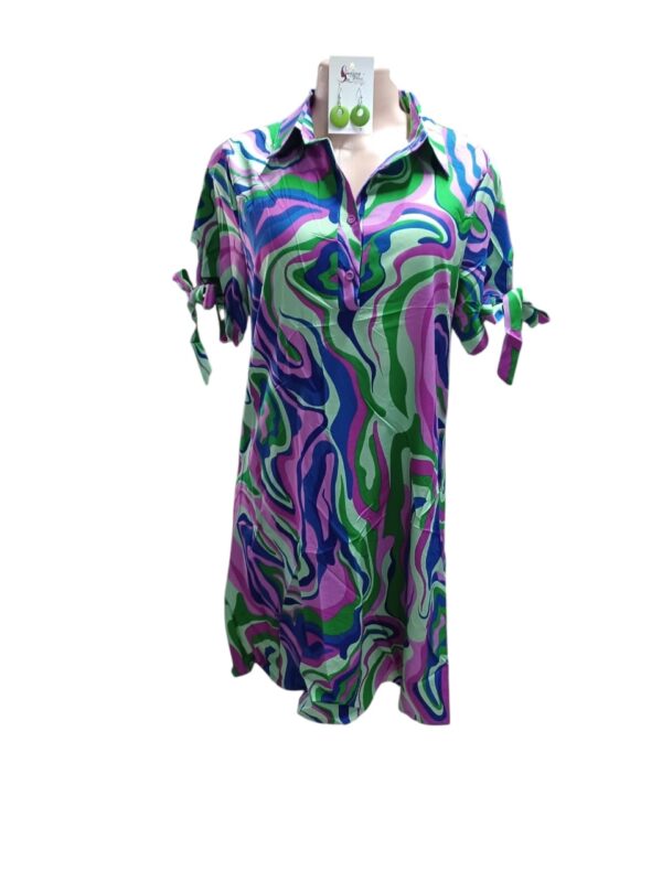 Multi Color Short Dress