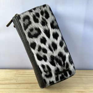 Dark Leopard Print Wallet