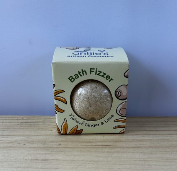 Bath Fizzer - Natural Ginger And Lime