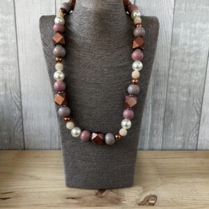 Neutral Wooden Beads