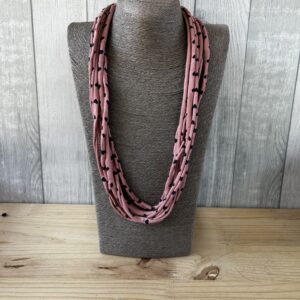 Pink And Black T-Shirt Yarn
