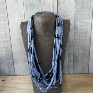 Blue And Black T-Shirt Yarn