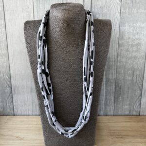 Grey and Black T-Shirt Yarn