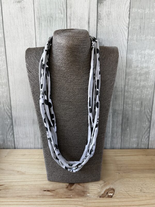 Grey and Black T-Shirt Yarn