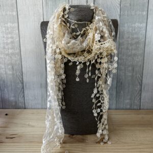 Cream Summer Scarf
