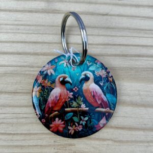 Pink Bird Key Chain