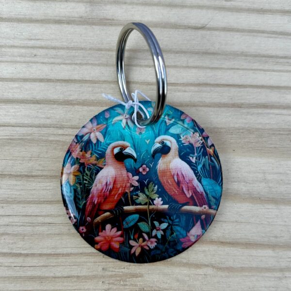 Pink Bird Key Chain