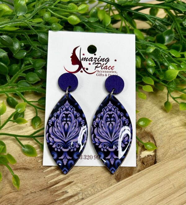 Purple Earrings