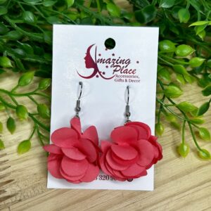 Coral Petal Earrings