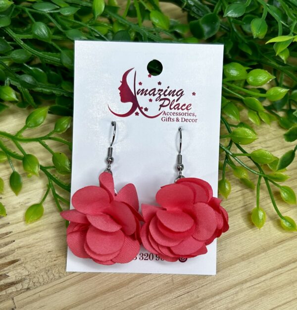 Coral Petal Earrings