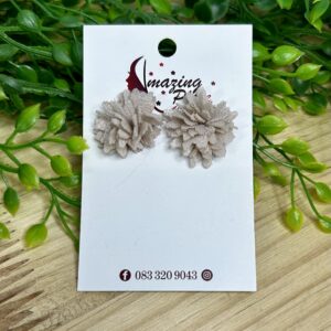 Cream Earrings