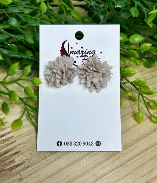 Cream Earrings