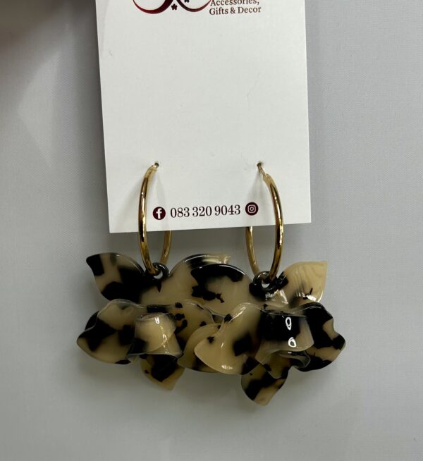 Animal Print Earrings - Image 2
