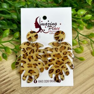 Leopard Print Earrings