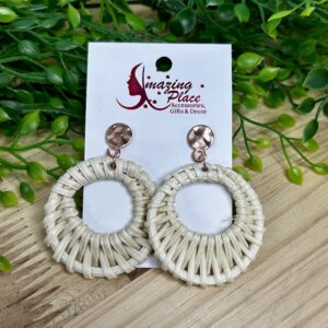 Weaved Circle Earrings