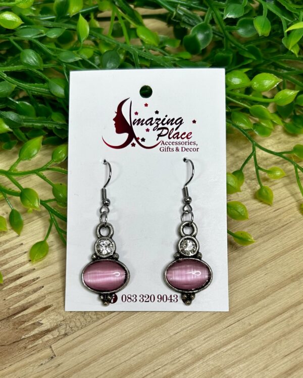Vintage Pink Earrings