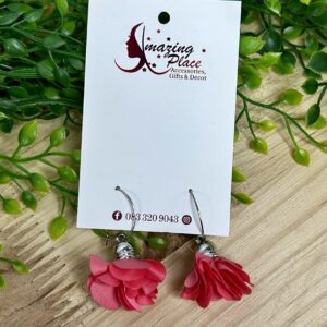 Coral Petal Earrings