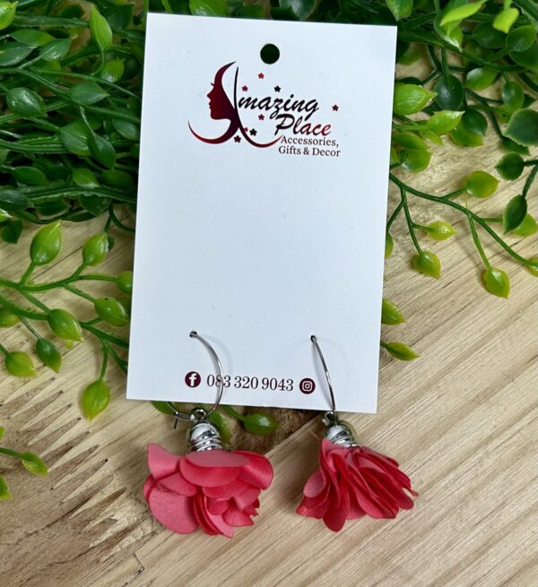 Coral Petal Earrings