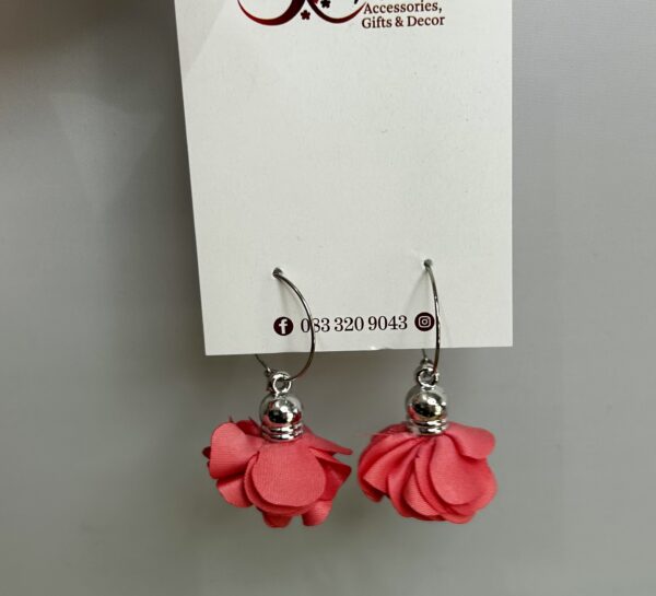 Coral Petal Earrings - Image 2