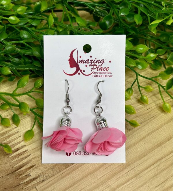 Pink Petal Earrings