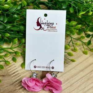 Pink Petal Earrings