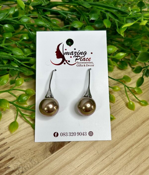 Champagne Ball Earrings