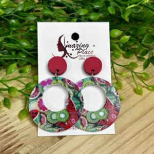 Fruity Circle Earrings