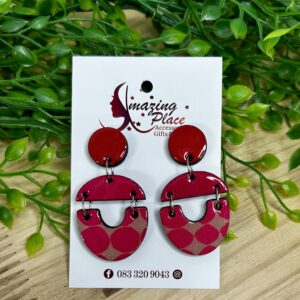 Bright Pink Earrings