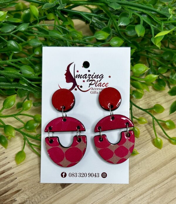Bright Pink Earrings