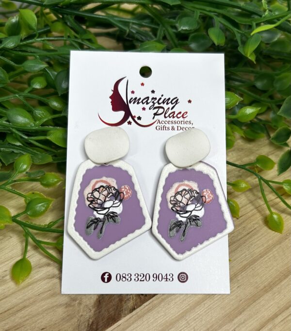 Purple Earrings