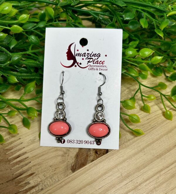 Bright Peach Earrings