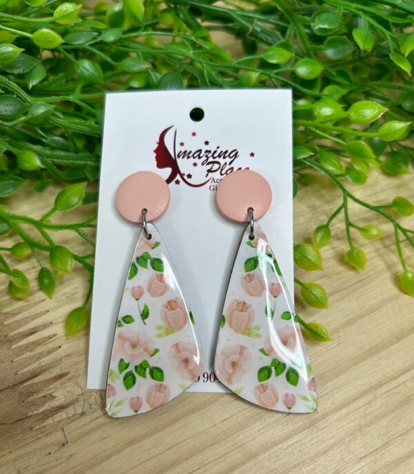 Light Peach Earrings