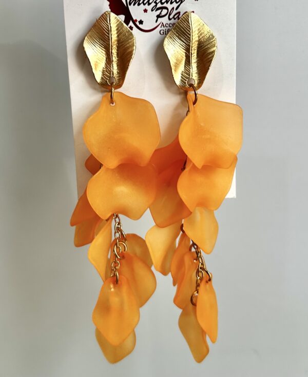 Orange Earrings - Image 2