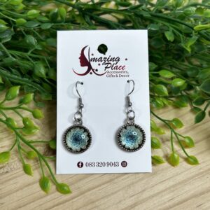 Succulent Class Dome Earrings
