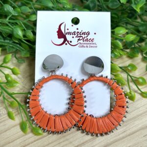 Orange Earrings