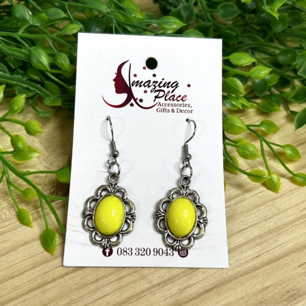 Yellow Vintage Earrings