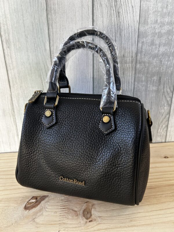 Black Cotton Road Purse