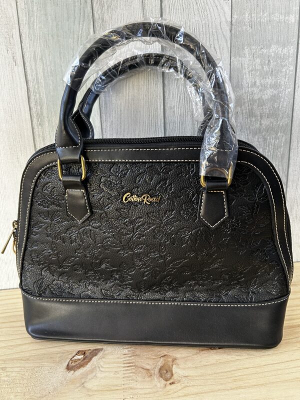 Black Cotton Road Purse