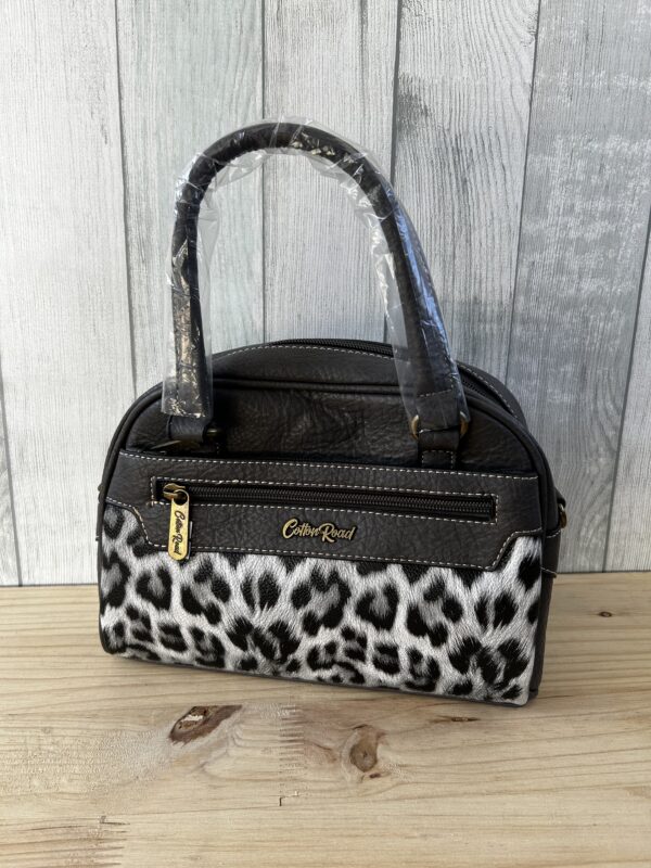 Dark Leopard Print Purse