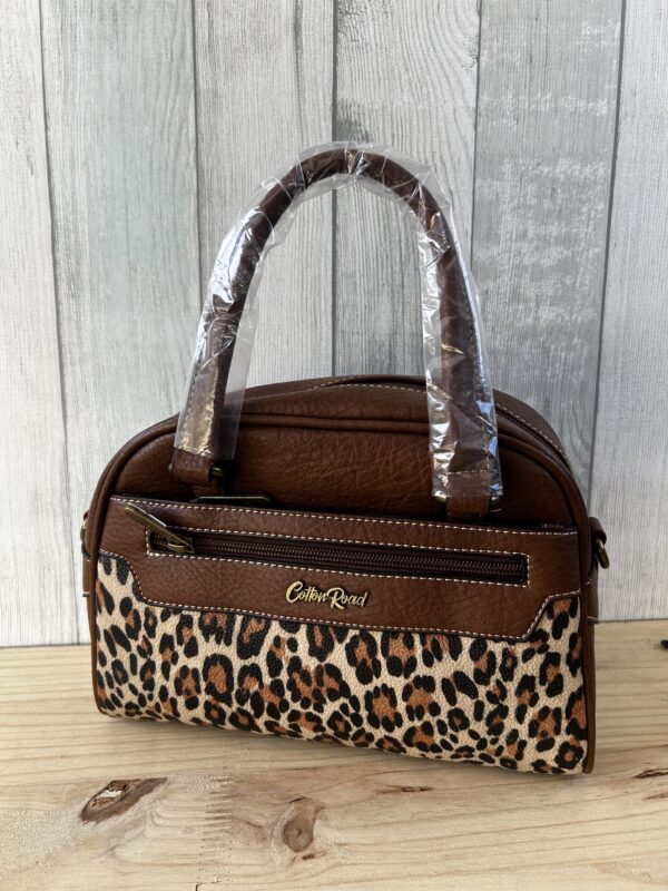 Leopard Print Cotton Road Purse