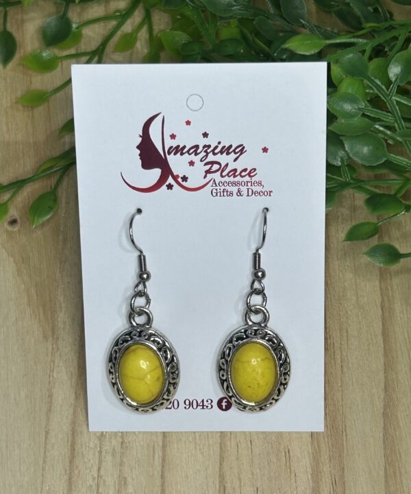 Yellow Vintage Earrings