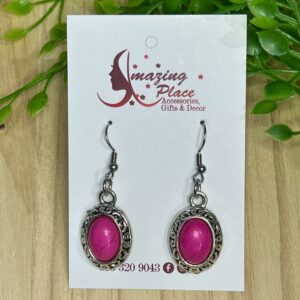 Pink Vintage Earrings
