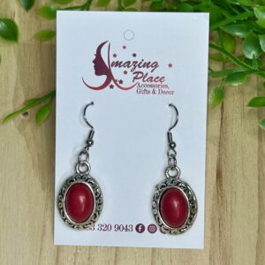 Red Vintage Earrings