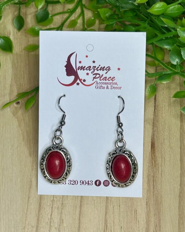 Red Vintage Earrings