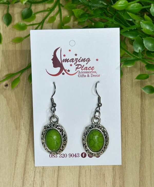 Green Vintage Earrings