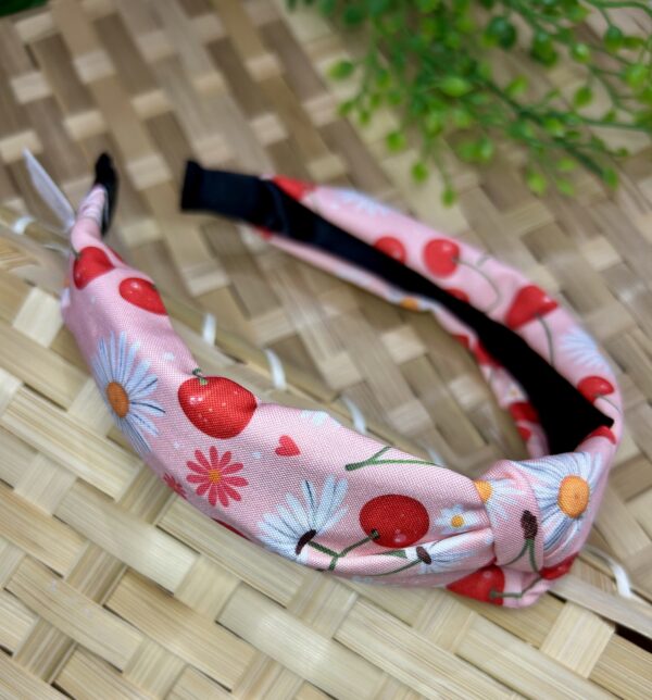 Floral Cherry Alice Band