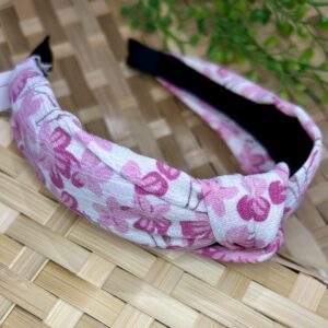 Pink Floral Alice Band